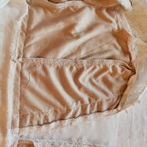 Lulu's White Laced Lined Maxi Sz. L Dress Event Wedding - Picture 11 of 16